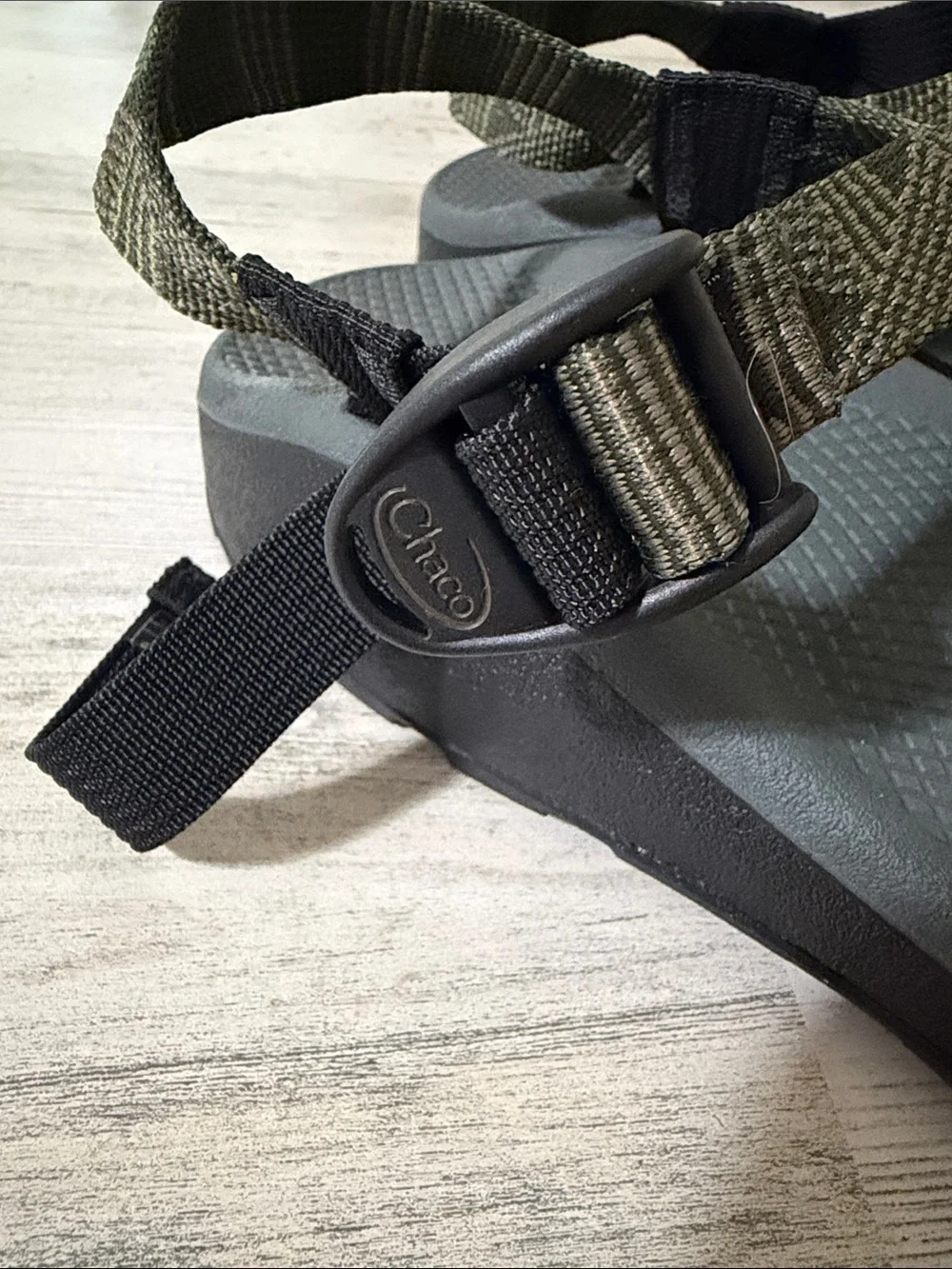 Chaco Men's Olive Green Strapped Sandals Size 11